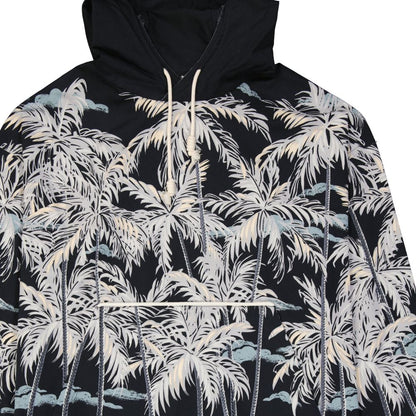 Black Cotton Shell Jacket