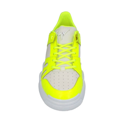 White Calfskin Chunky Sneakers