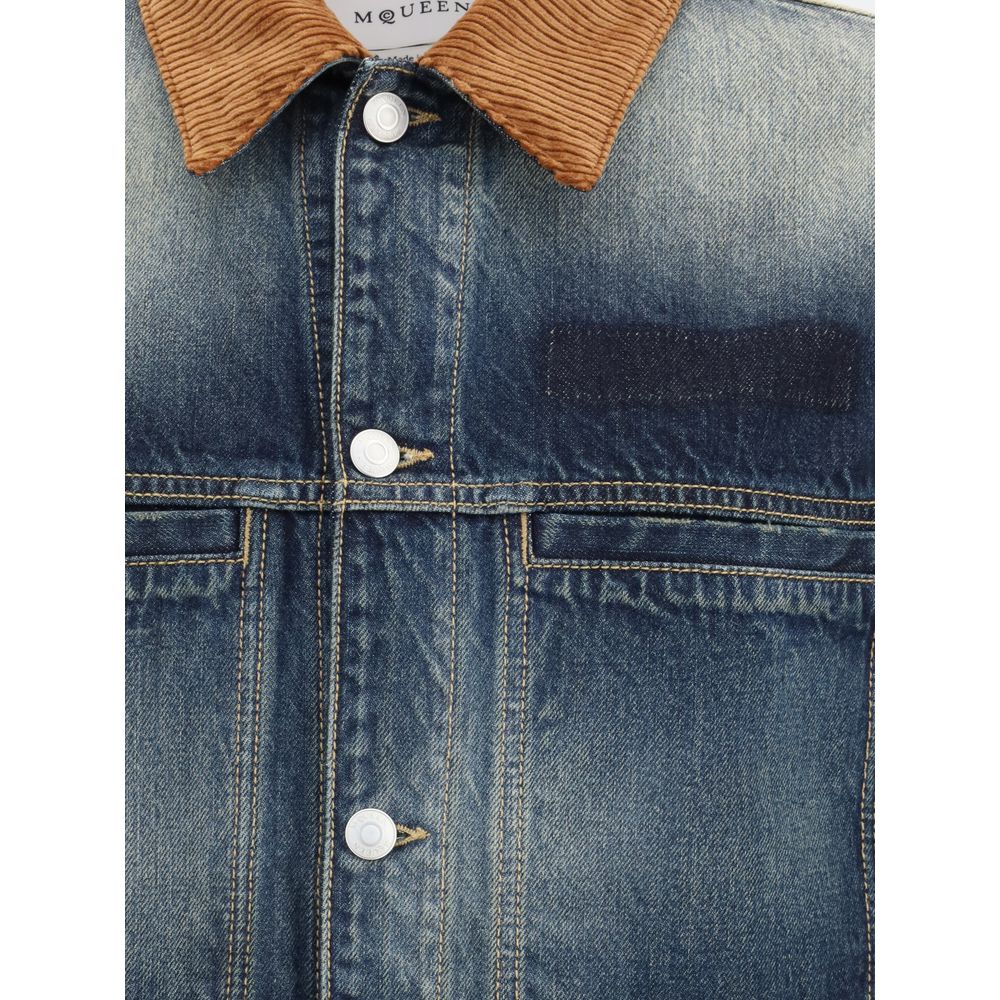 Blue Cotton Denim Jacket