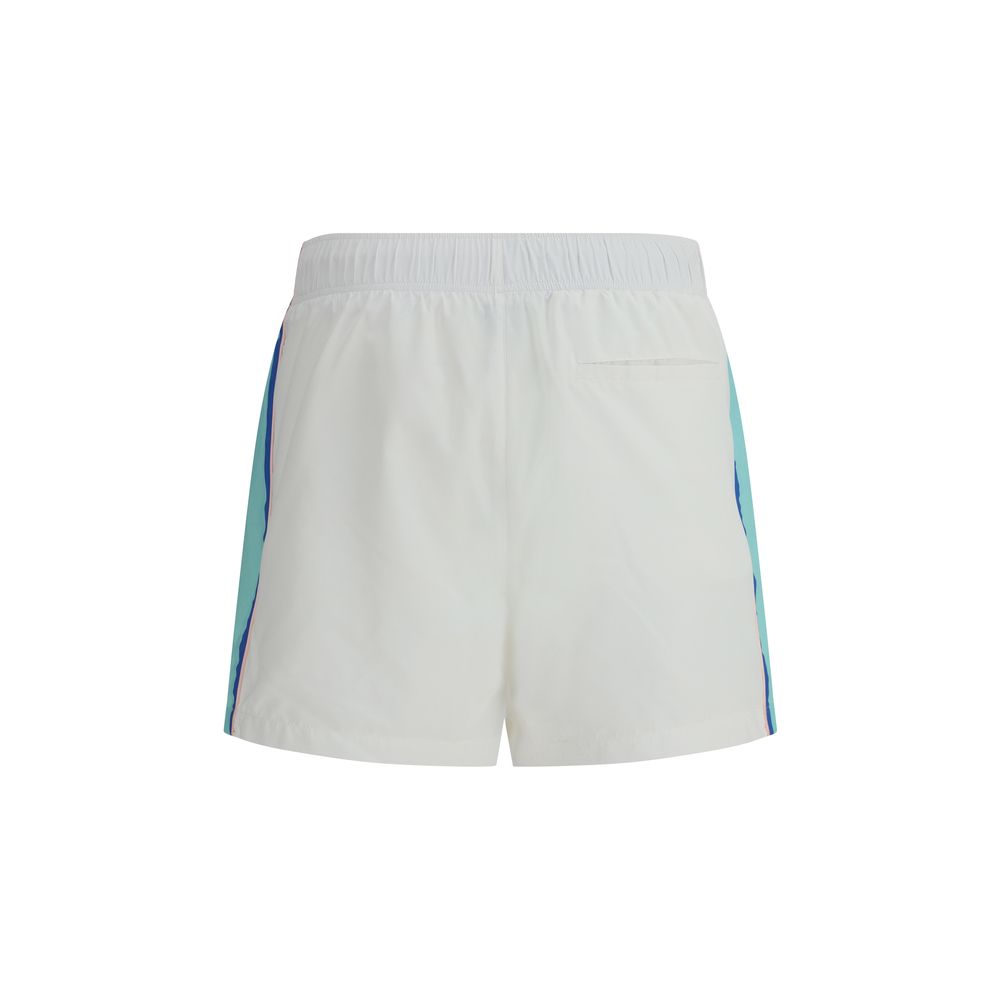 Multicolor Nylon Bermuda Shorts
