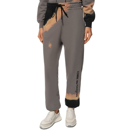 Gray Cotton Women Track Pant