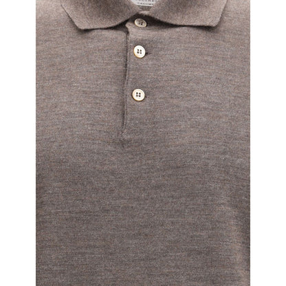 Brown Cashmere Dress Shirt