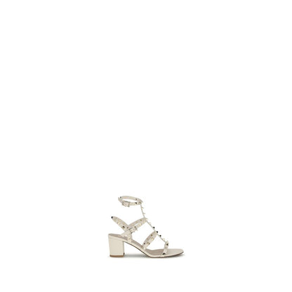 Cream Calf Leather Bos Taurus Sandals