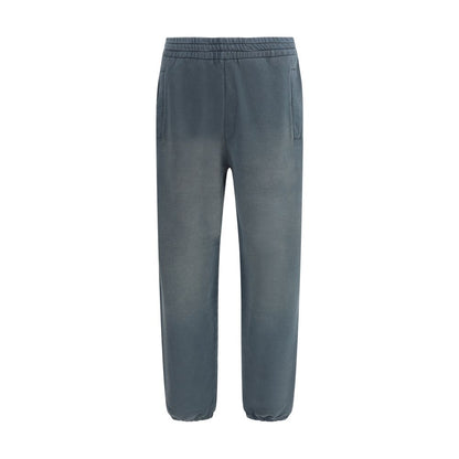 Black Cotton Athletic Pants