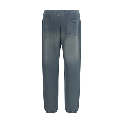 Black Cotton Athletic Pants