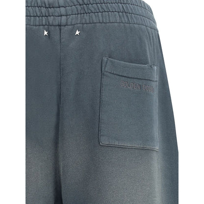 Black Cotton Athletic Pants