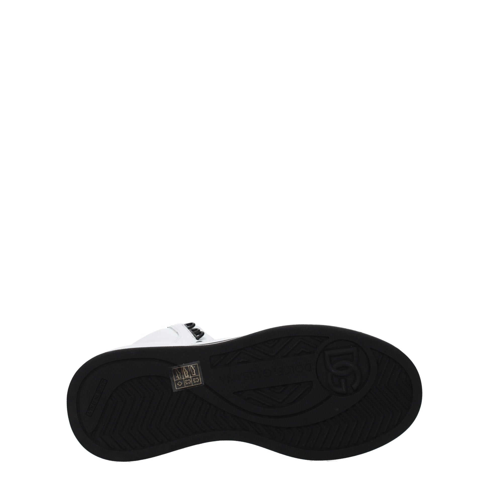 White Leather High Top Sneakers