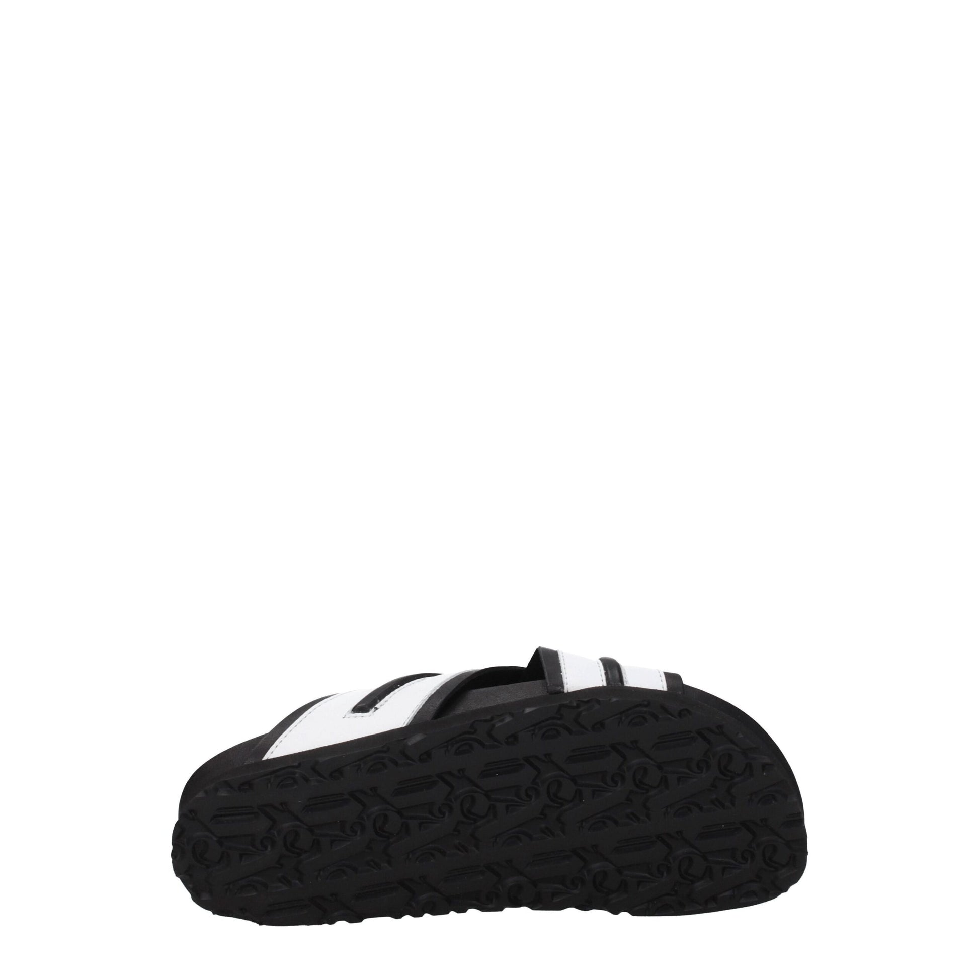 White Leather Slippers