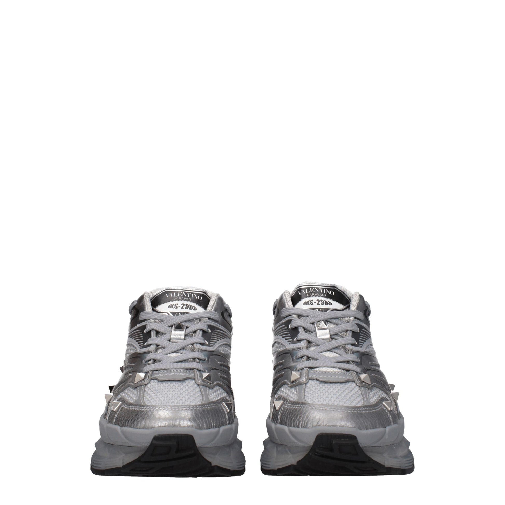 Gray Fabric Athletic Sneakers