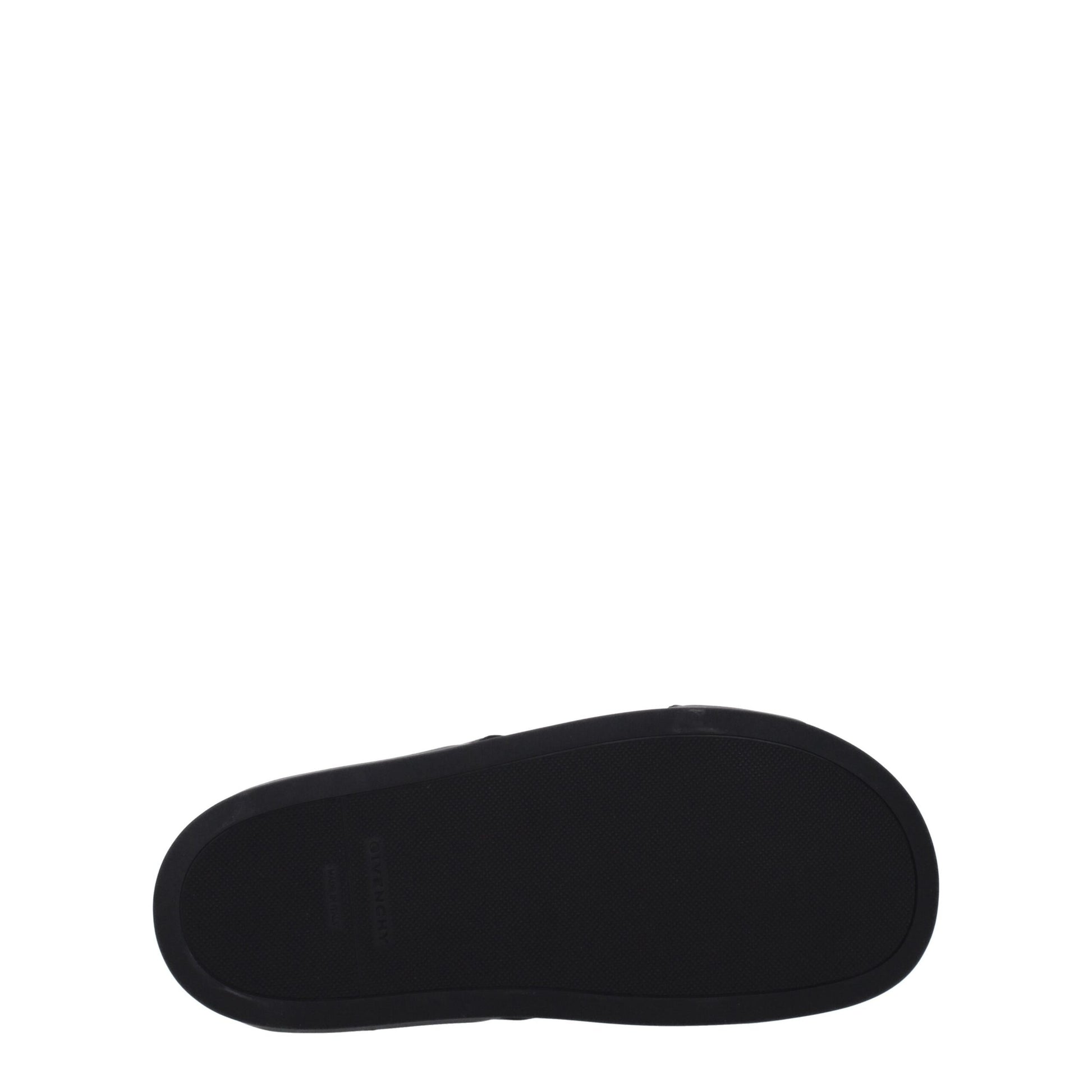 Black Fabric Slippers