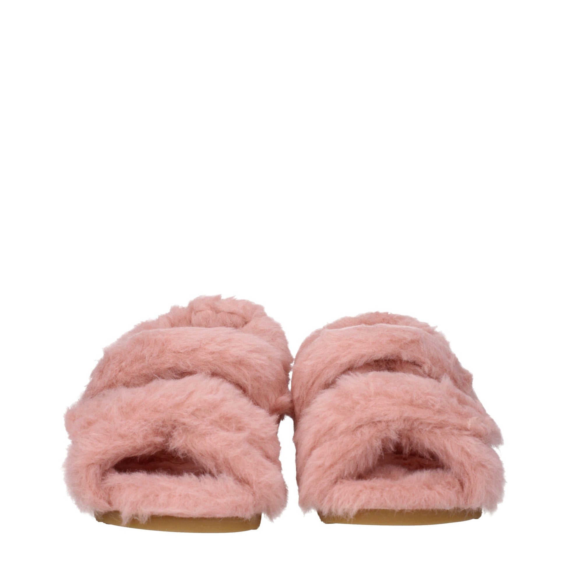 Pink Fur Sandals