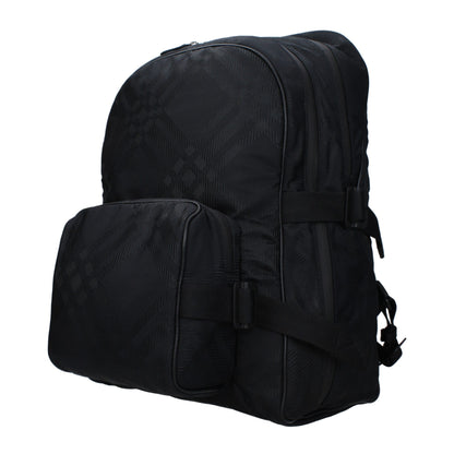 Black Fabric Backpack