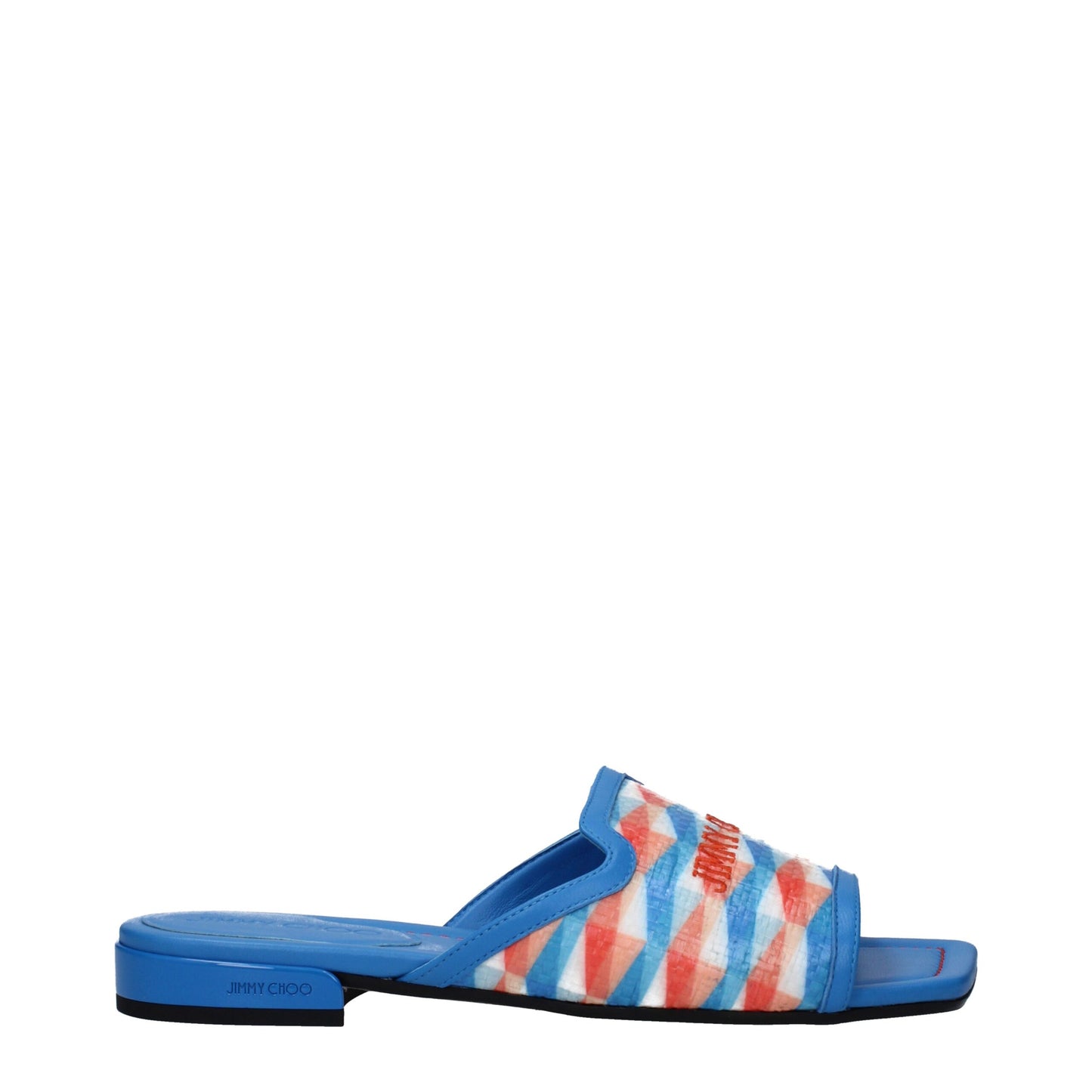 Light Blue Fabric Slippers