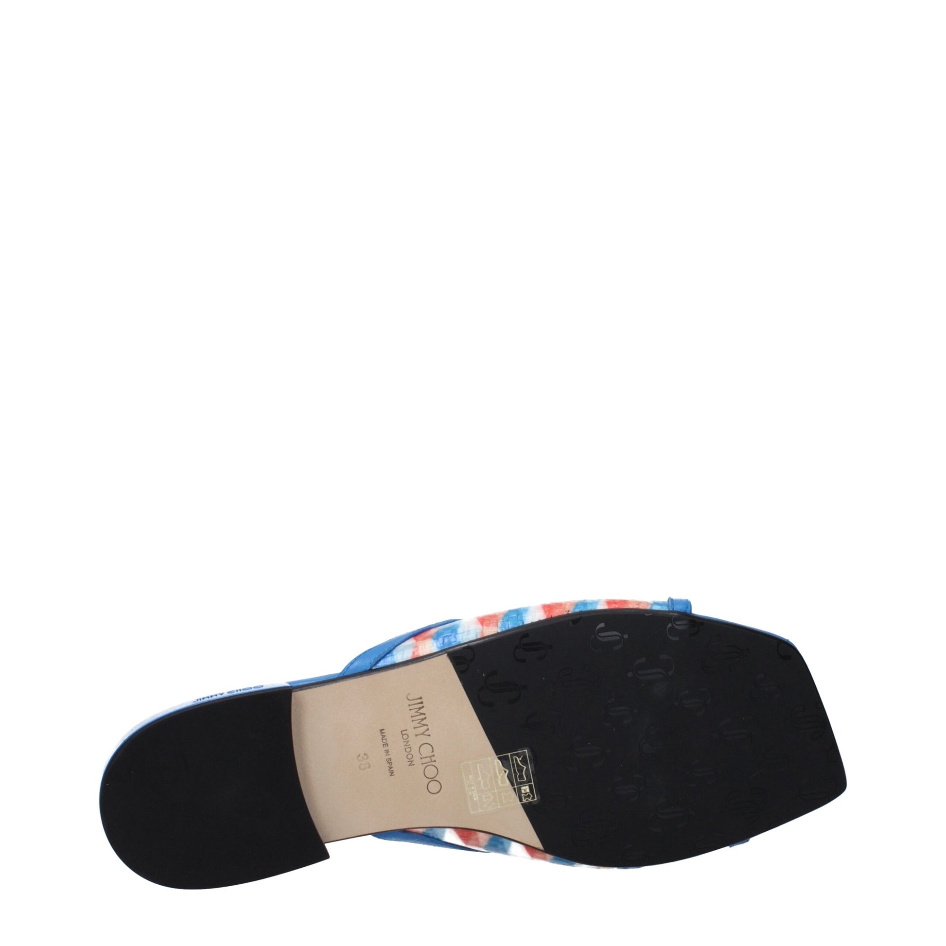 Light Blue Fabric Slippers