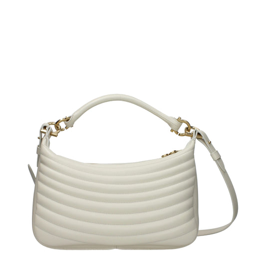 Beige Leather Handbag