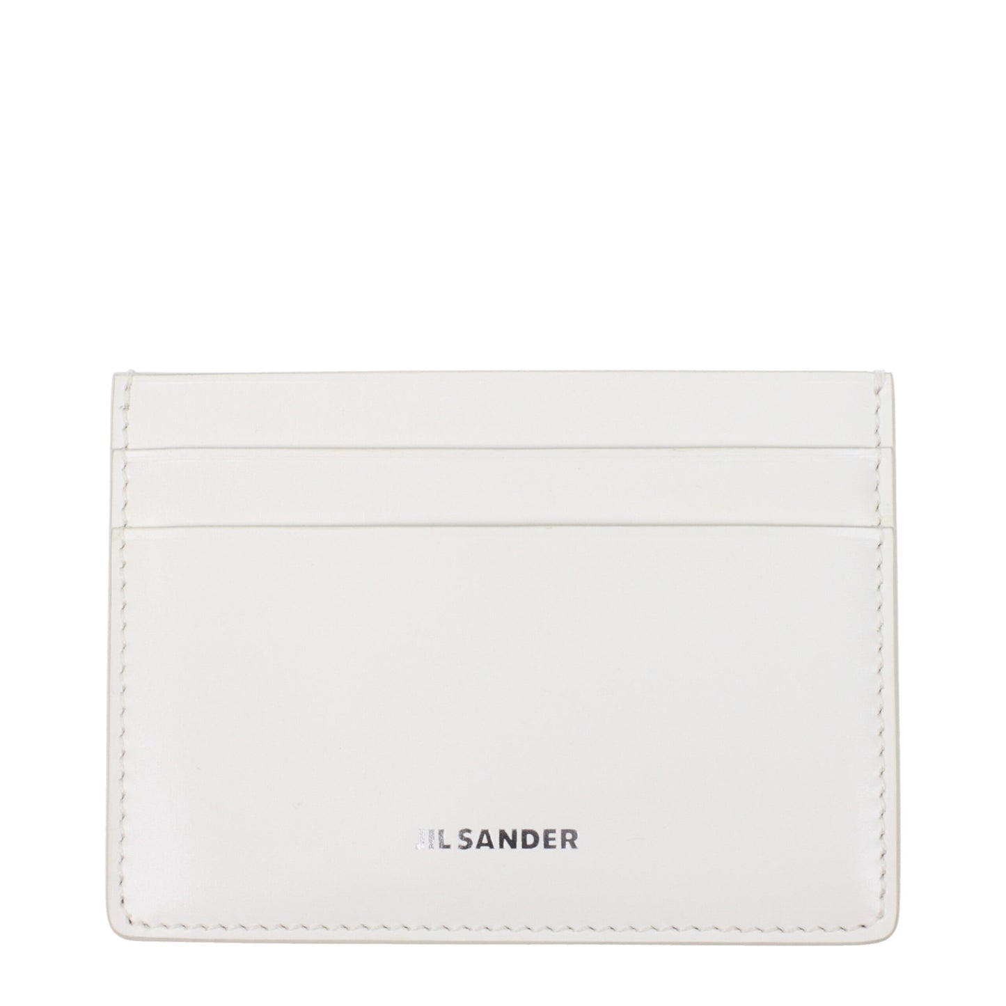 White Leather Cardholder