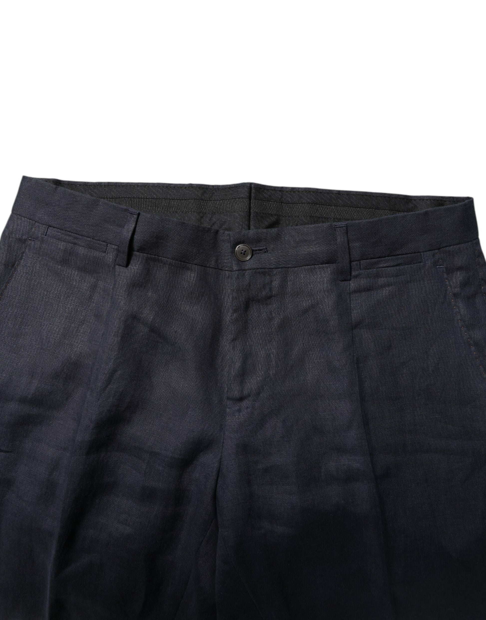 Dark Blue Double Breasted 2 Piece Suit