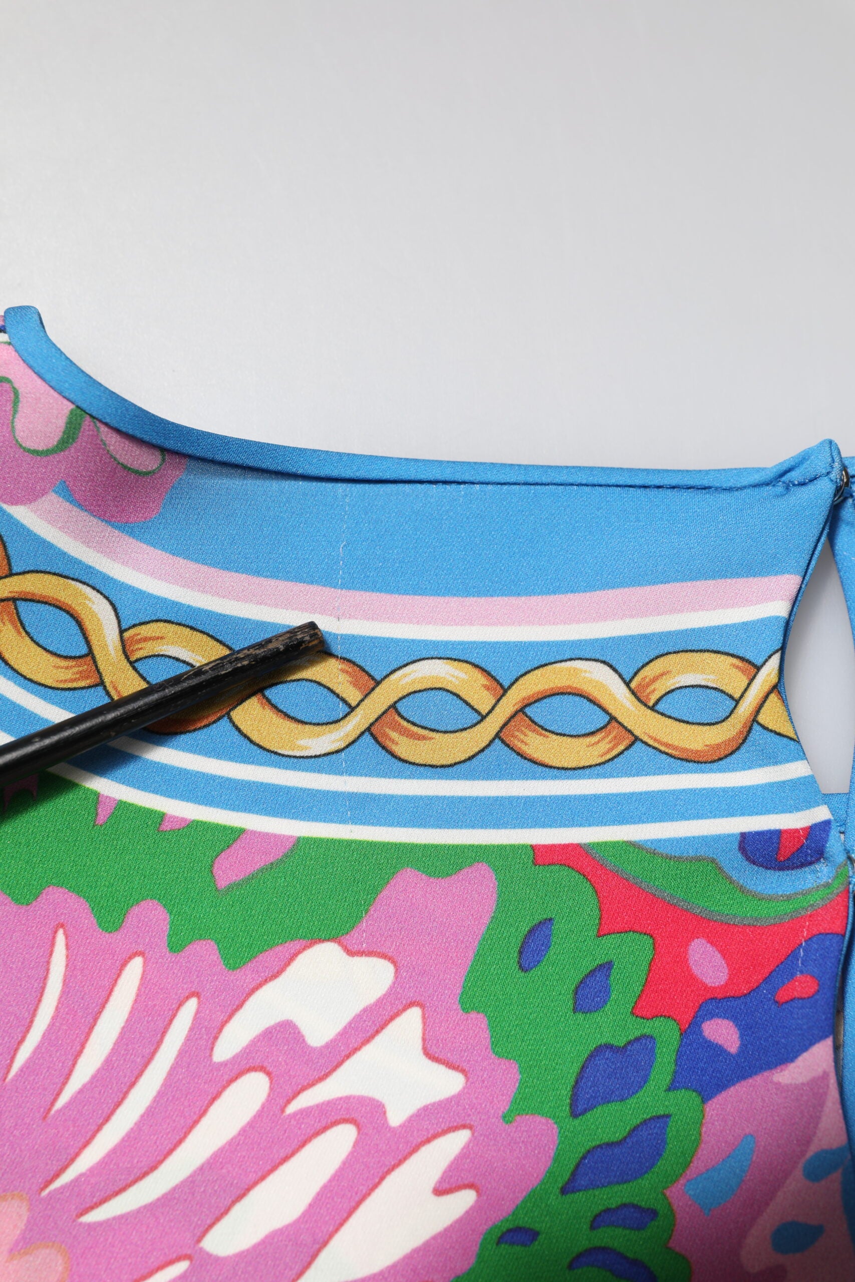 Multicolor Floral Printed Tunic Blouse Top