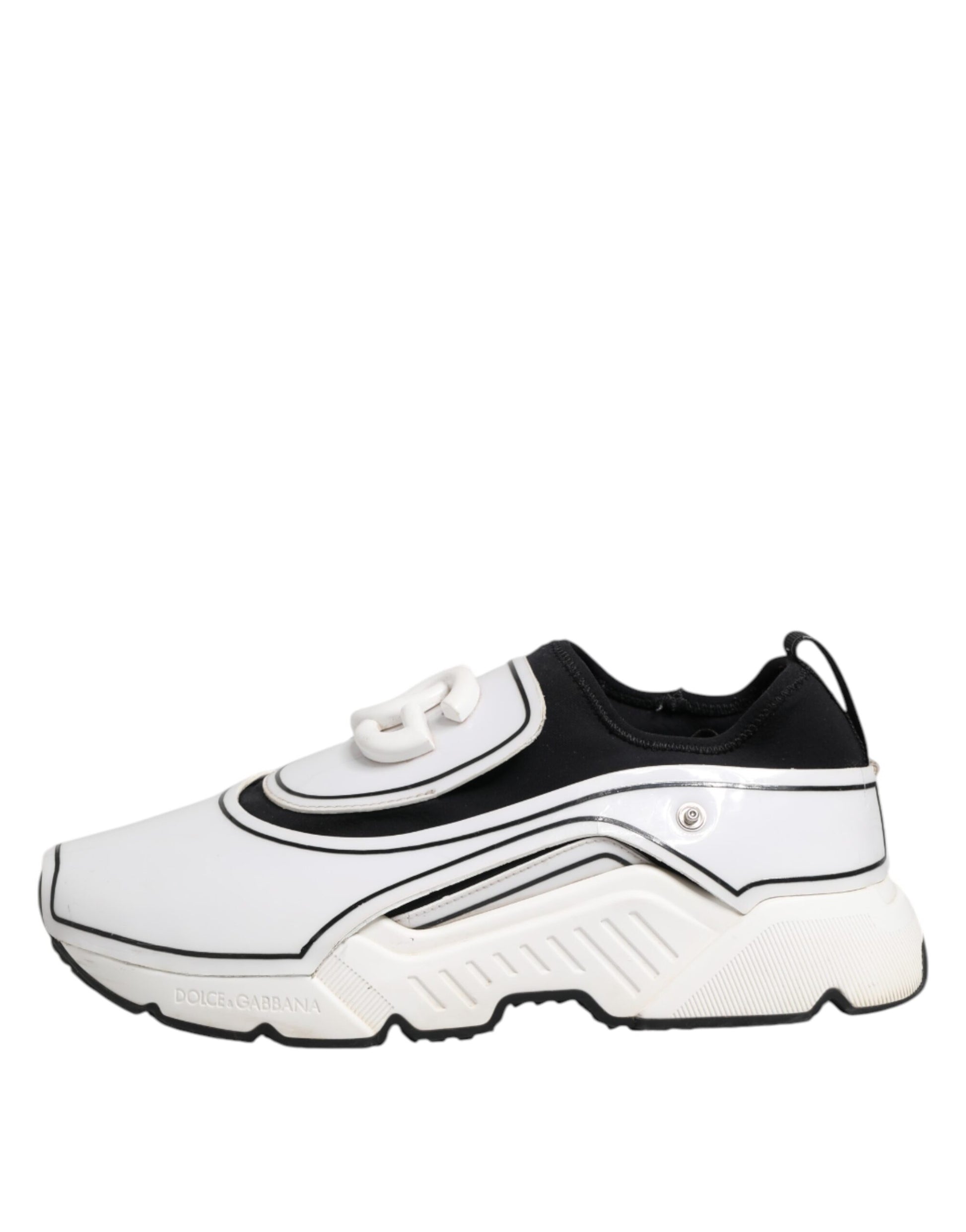 White Black Logo Plaque Daymaster Men Sneakers Shoes