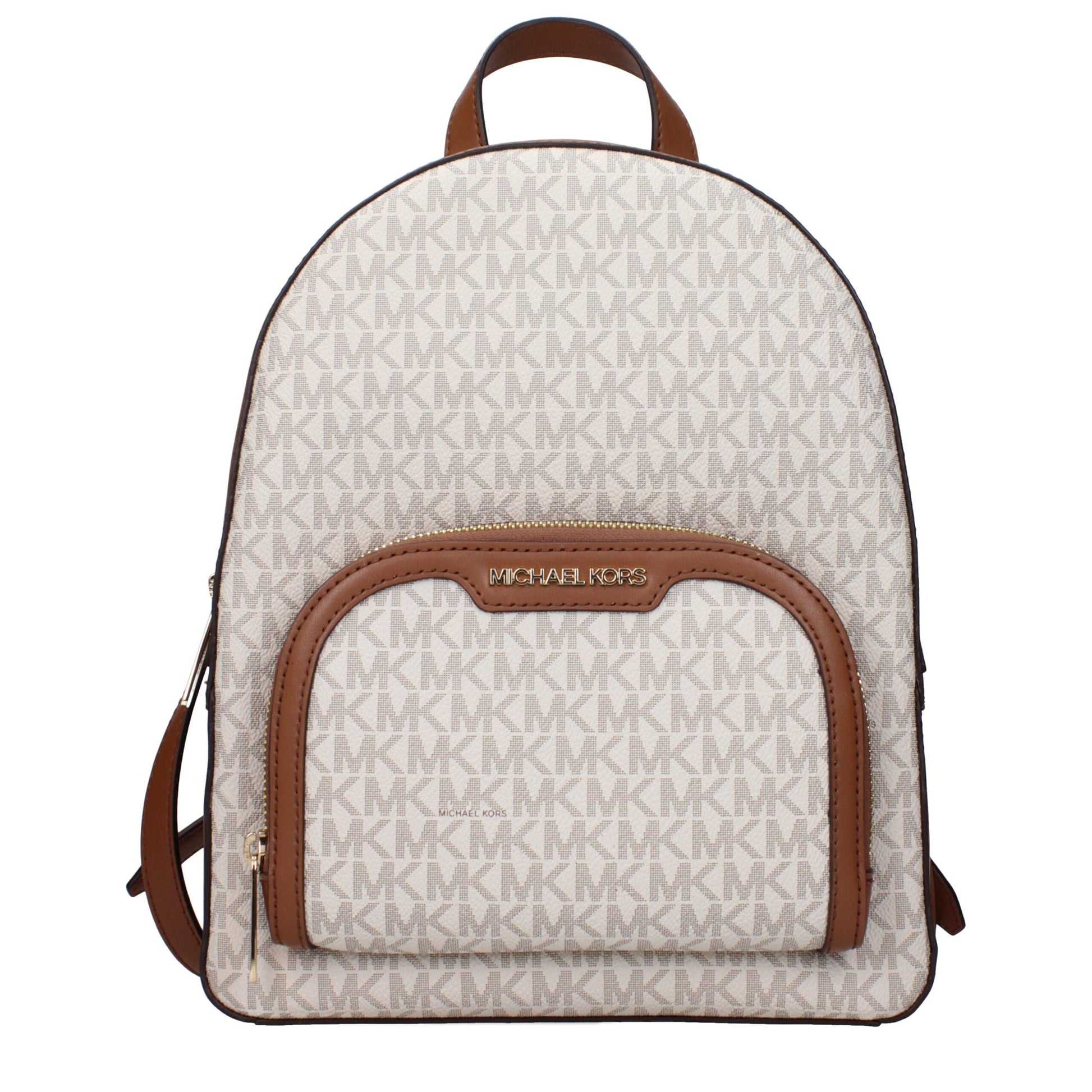 Beige Fabric Backpack
