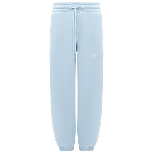 Blue Cotton Women Sweatpant