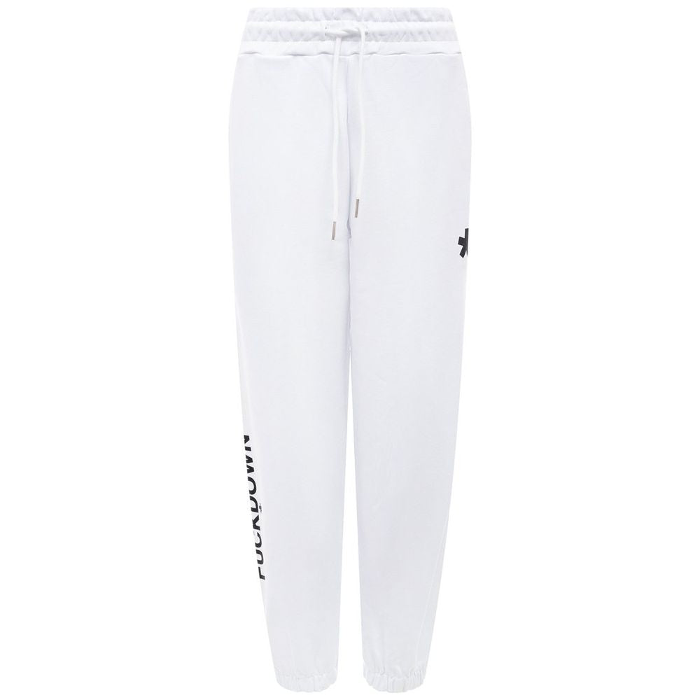 White Cotton Women Pants