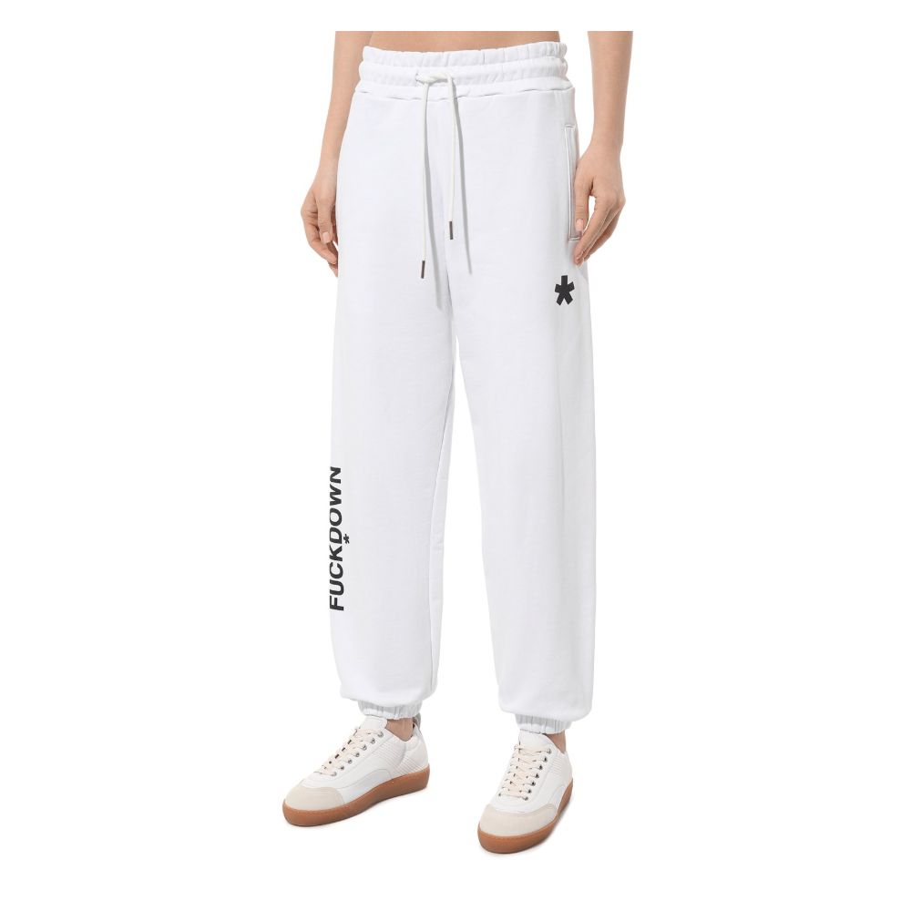 White Cotton Women Pants