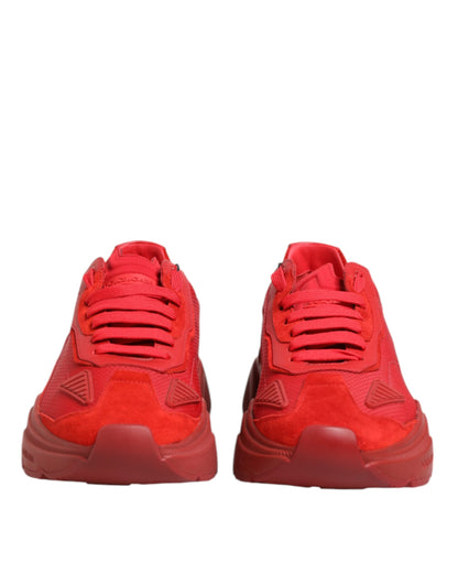 Red Leather Daymaster Low Top Sneakers Shoes
