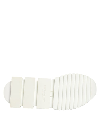 White Sorrento Low Top Lace Up Sneakers Shoes