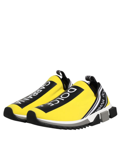 Yellow Logo Low Top Sorrento Sneakers Shoes