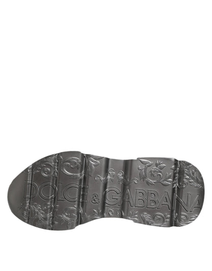 White Silver DAYMASTER Leather Sneakers Shoes