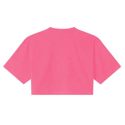 Fuchsia Cotton Women T-Shirt