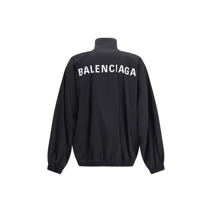 Black Polyester Shell Jacket