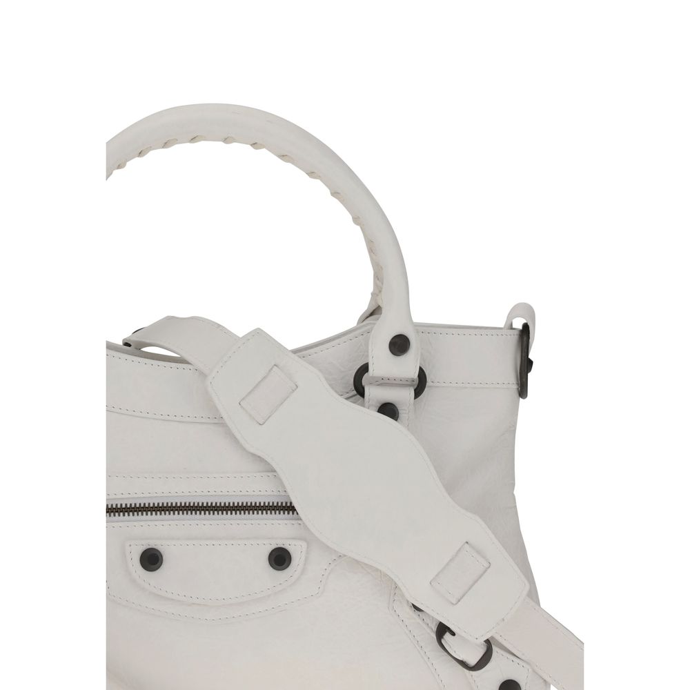 White Calf Leather Bos Taurus Handbag