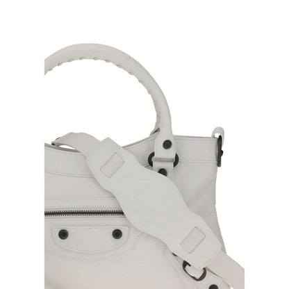 White Calf Leather Bos Taurus Handbag