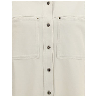White Cotton Dress Shirt