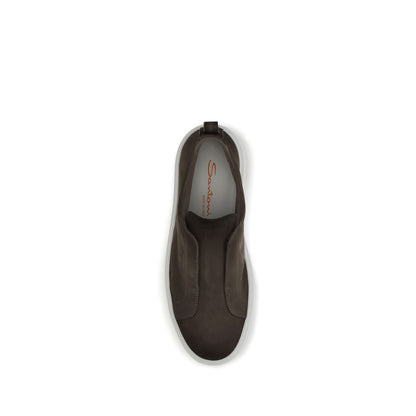 Brown Rubber Low Top Sneakers