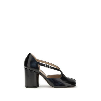 Black Calf Leather Bos Taurus High Heel Pumps