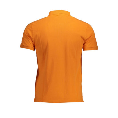 Orange Cotton Polo Shirt