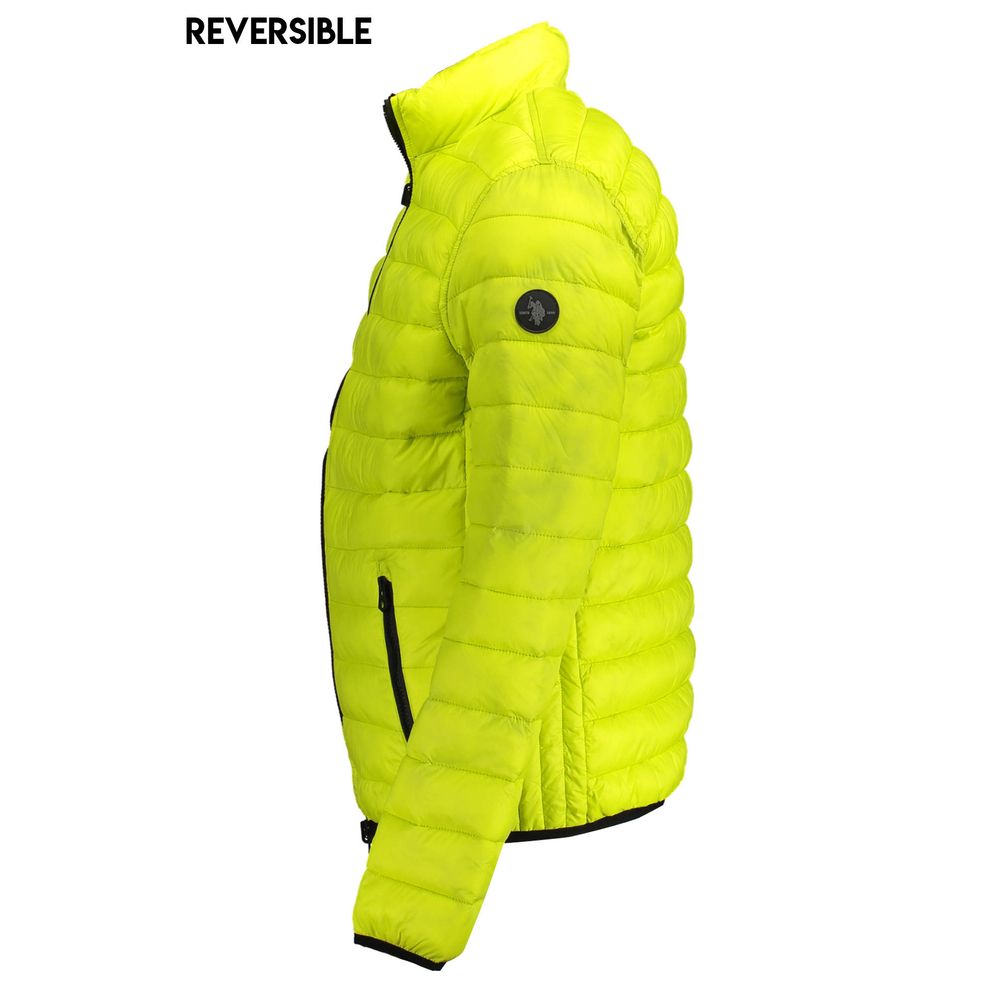 Yellow Nylon Jackets & Coat