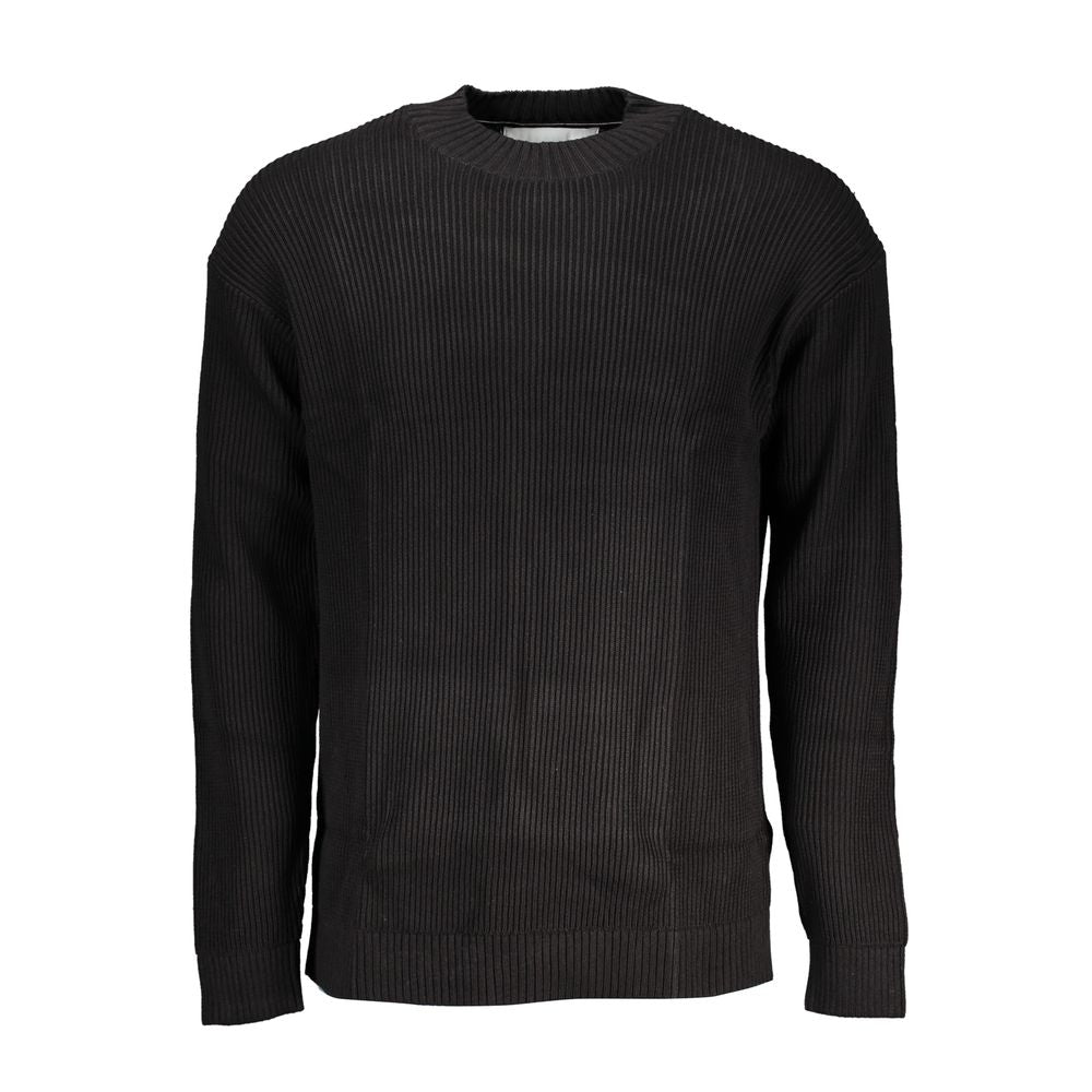 Black Cotton Sweater