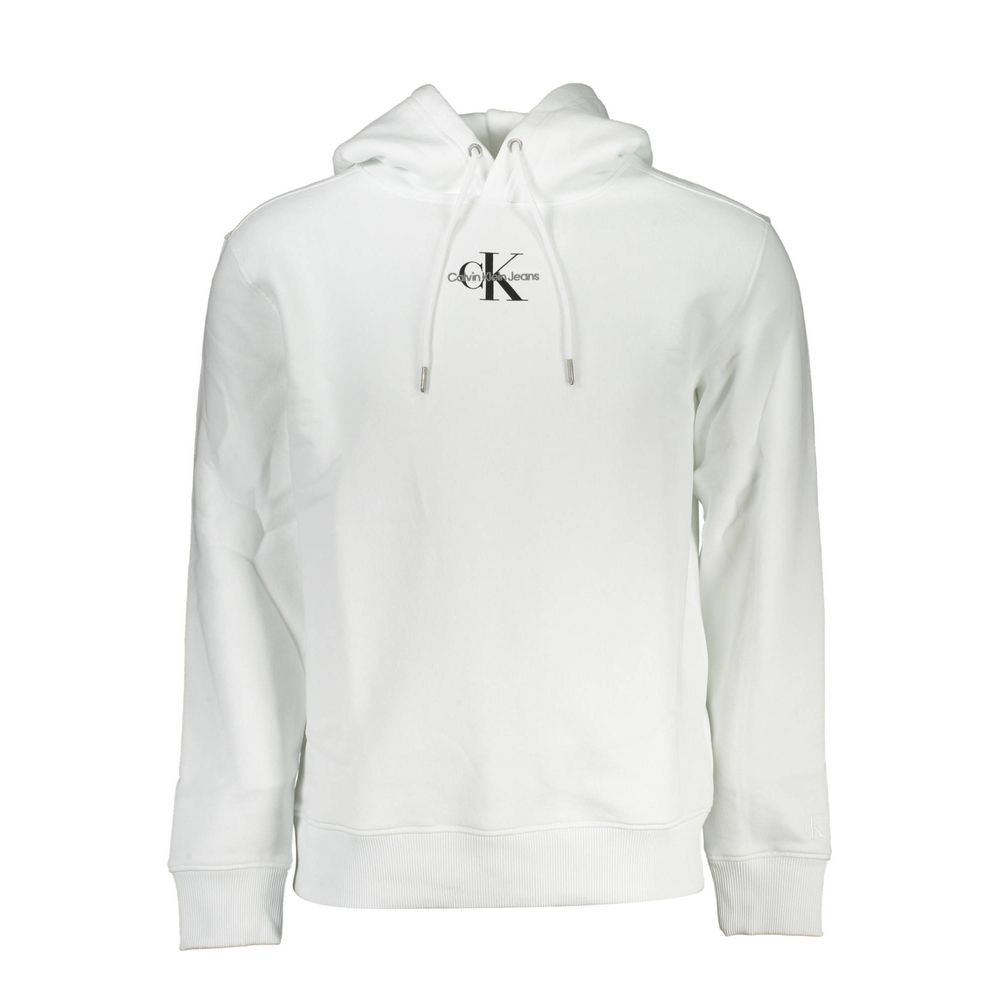 White Cotton Men's Sweatshirt