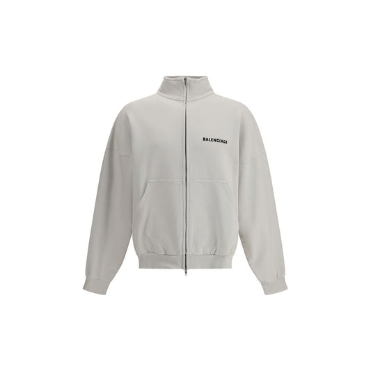 White Cotton Sweatshirt