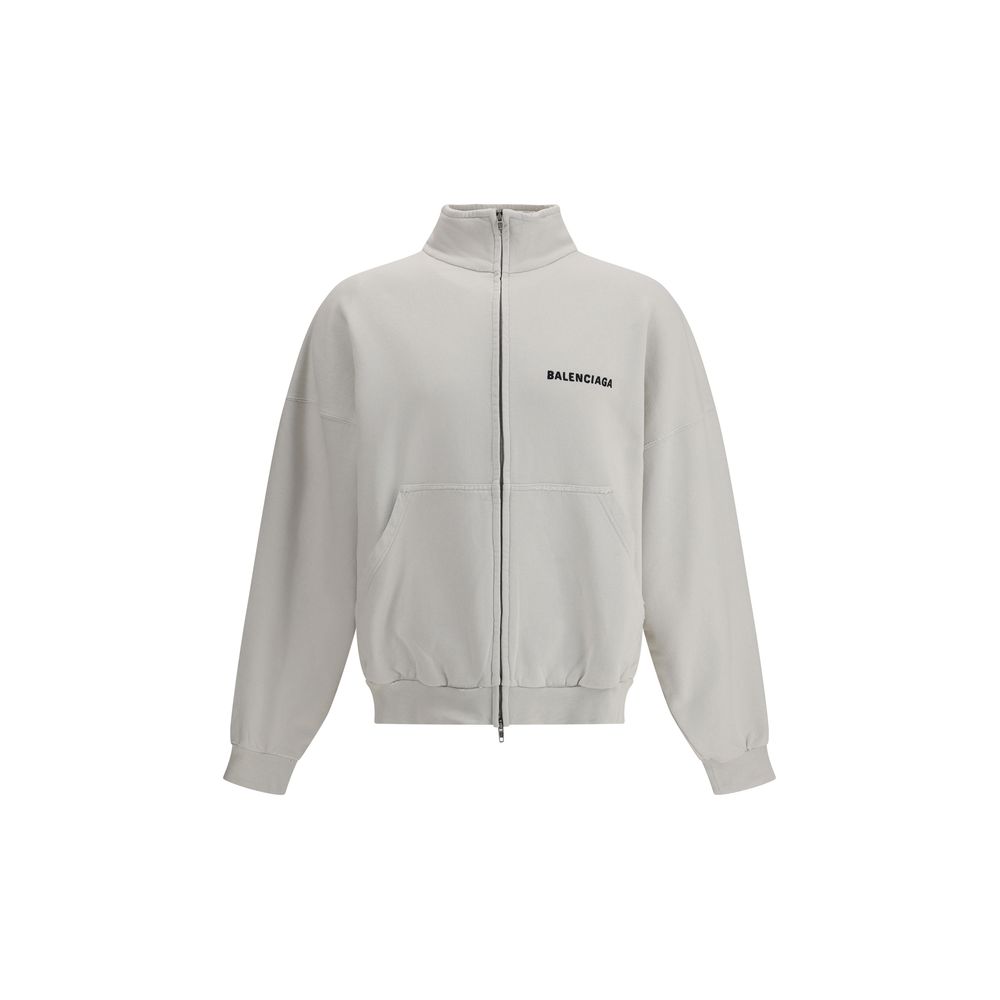 White Cotton Sweatshirt