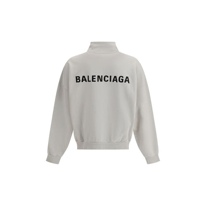 White Cotton Sweatshirt