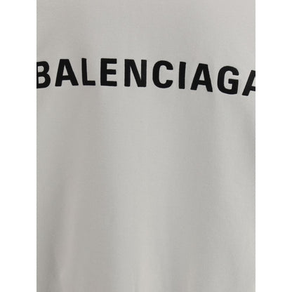 White Cotton Sweatshirt