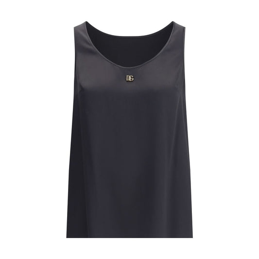 Black Silk Top