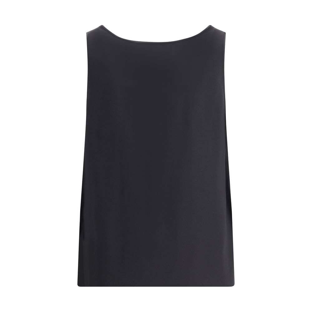 Black Silk Top