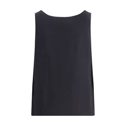 Black Silk Top