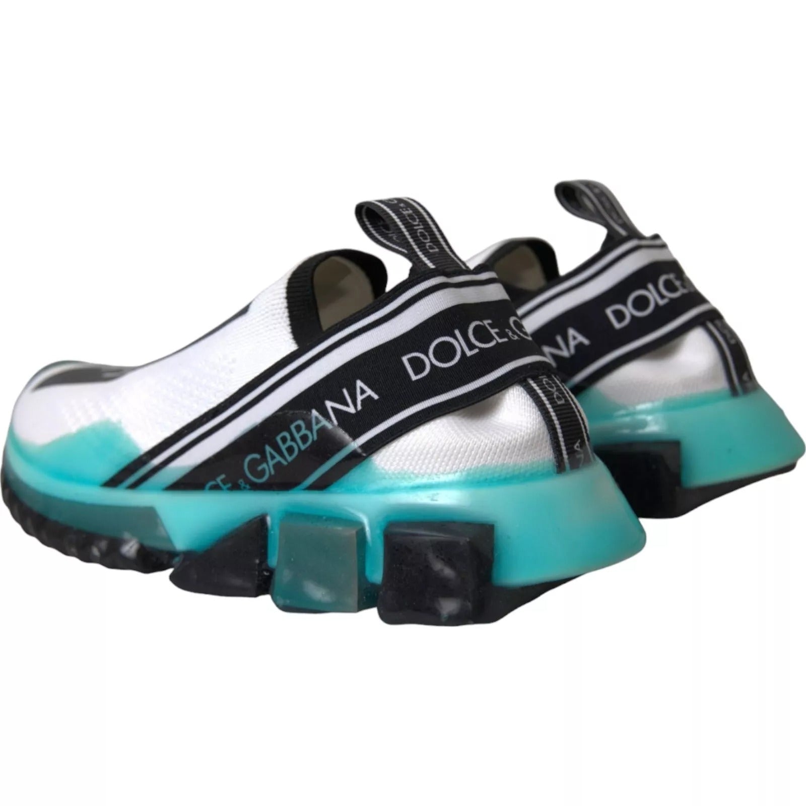 Black White Blue Slip On Sorrento Sneakers